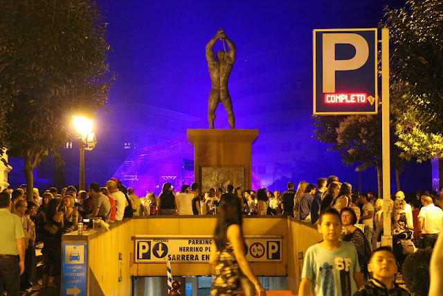 Concierto de Antonio Orozco en Herriko Plaza