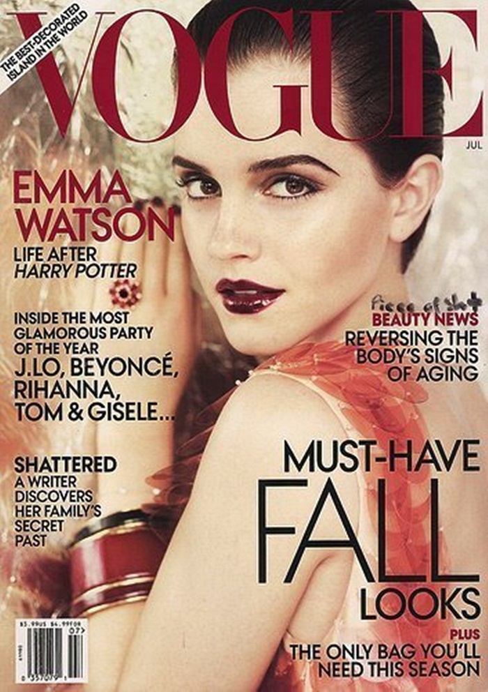 emma watson vogue 2011 cover. 2011 Emma Watson Vogue Cover