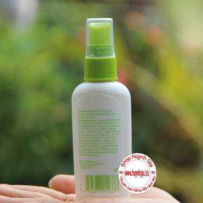  Xịt chống muỗi côn trùng cho bé Babyganics Natural Insect Repellent hàng Mỹ xách tay www.huynhgia.biz