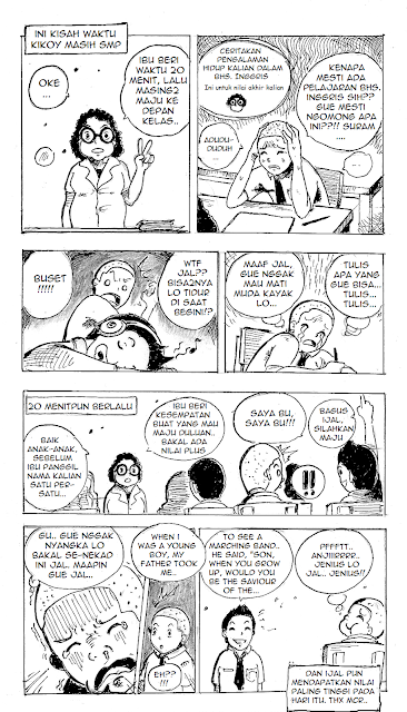 Komik handmade. Khusus yang berselera humor tinggi.