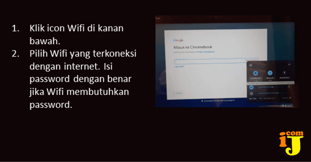 Hubungkan Chromebook dengan internet