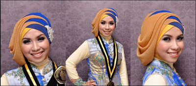 tutorial hijab wisuda model turban