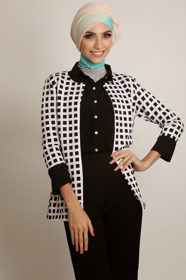 Koleksi Model Blazer Wanita Muslimah Terbaru - Kumpulan Model Baju