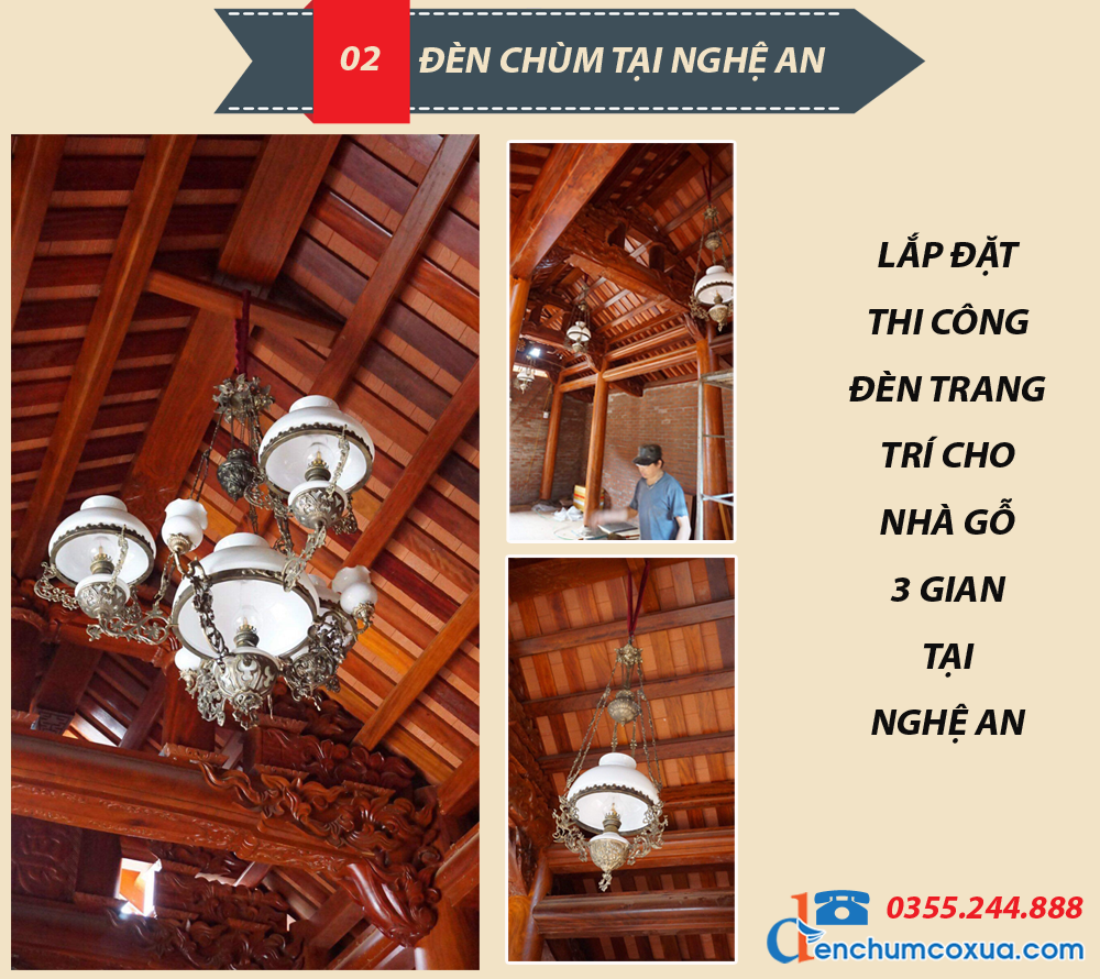 Màn tung hứng ăn ý khi kết hợp đèn trang trí nhà gỗ ở Nghệ An ...