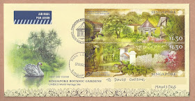 First Day Cover, The Singapore Botanic Gardens
