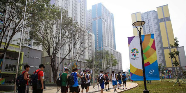 Atlet Korea Memuji Layanan di Wisma Atlet Asian Games