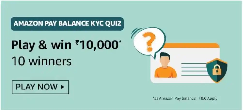 Amazon Pay KYC service is FREE for all customers.