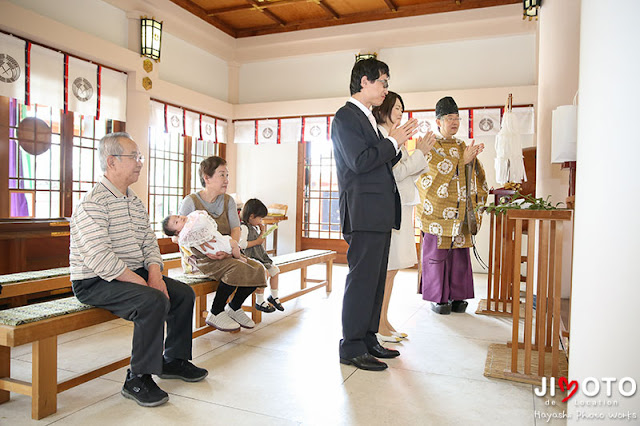 豊中稲荷神社でお宮参り出張出張撮影