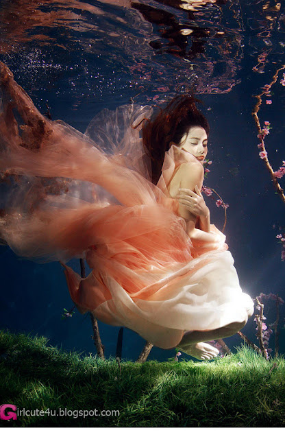 5 Xi Wang natural underwater Peach Grove-Very cute asian girl - girlcute4u.blogspot.com