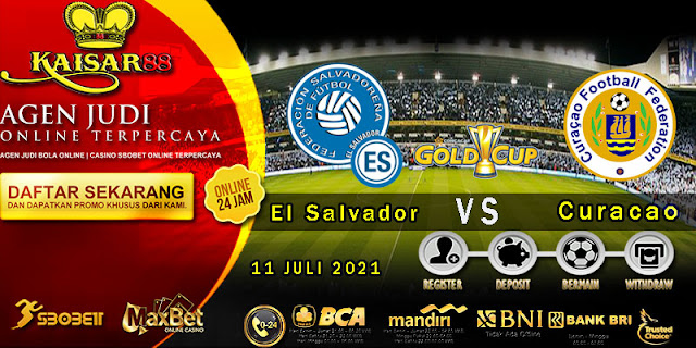 Prediksi Bola Terpercaya Liga Gold Cup El Salvador vs Curacao 11 Juli 2021