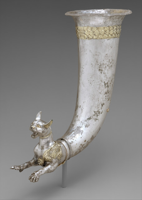 Animals in Art - this rhyton is part of Companion Animal Psychology's latest newsletter