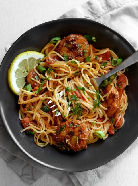 BLACKENED SHRIMP PASTA