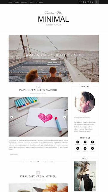 best simple blogger templates