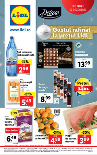 LIDL Catalog - Brosura 12-18.12 2022→  Delux | Super Weekend