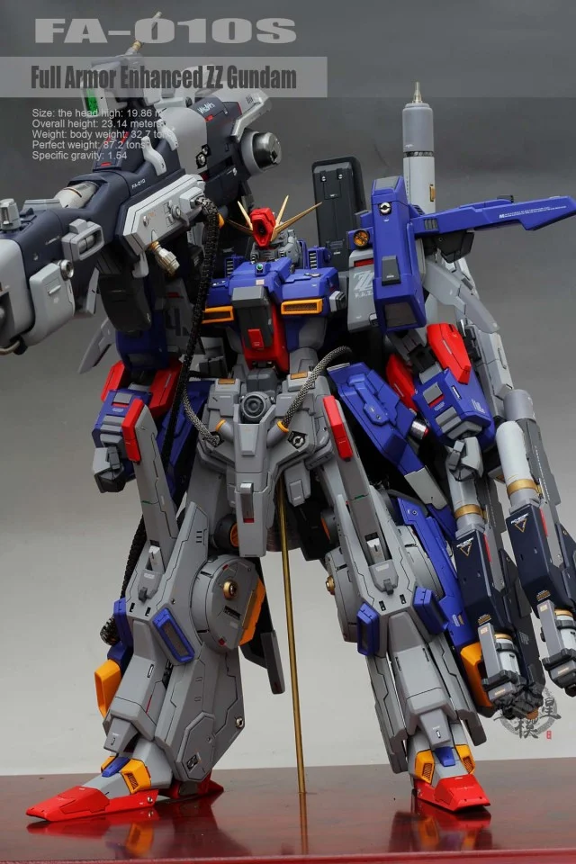 Custom Build: 1/72 FA-010S Full Armor ZZ Gundam [Detailed]