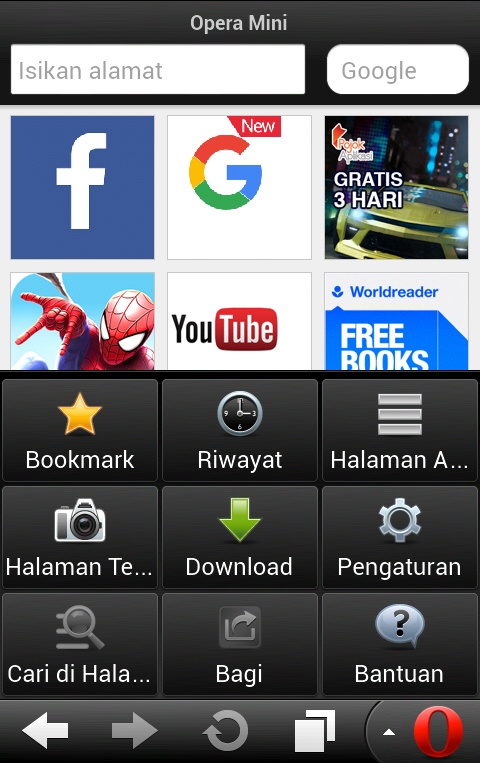 DOWNLOAD OPERA MINI LAMA BROWSER PERTAMA