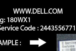 Dell Service Tag and Express Service Code