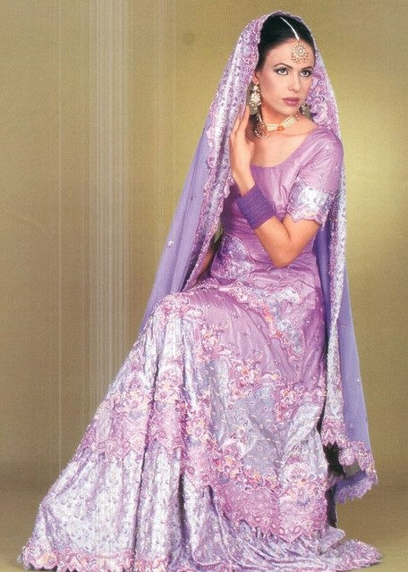 purple indian wedding dresses