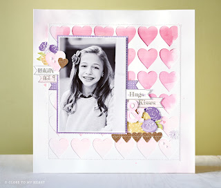 CTMH Valentine's Day Scrapbook Layout