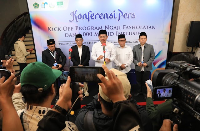 Kemenag Luncurkan 1.000 Masjid Ramah Penyandang Disabilitas dan Lansia