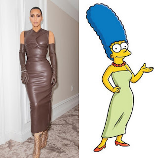Kanye compared Kim Kardashian's WSJ Innovator Awards outfit to Marge Simpson