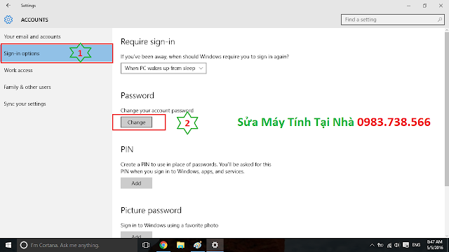 Hướng dẫn gỡ mật khẩu trong win 10 - H07