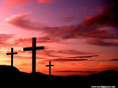 bible wallpaper. 3 Cross Sunset Wallpaper