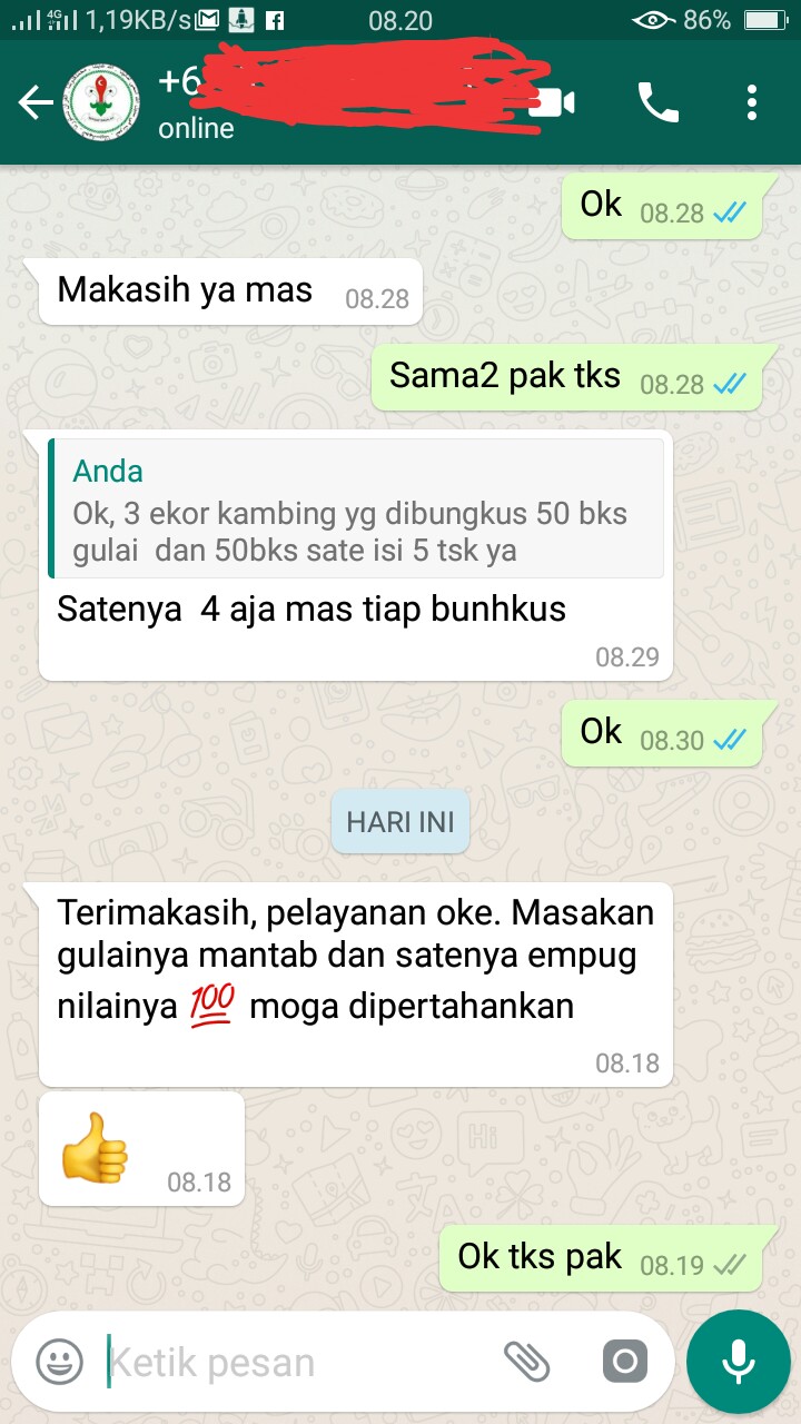 Testimoni MR Aqiqah & Catering