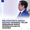 Segera Bertugas di Indonesia, Delapan Duta Besar Negara Sahabat Telah Serahkan Surat Kepercayaan ke Jokowi!