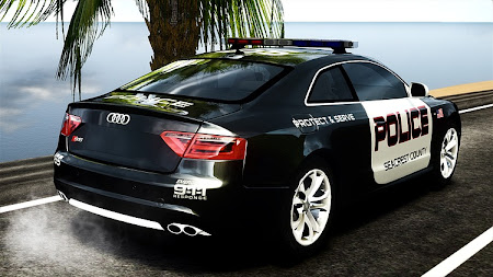 Audi S5 2007 Police para gta