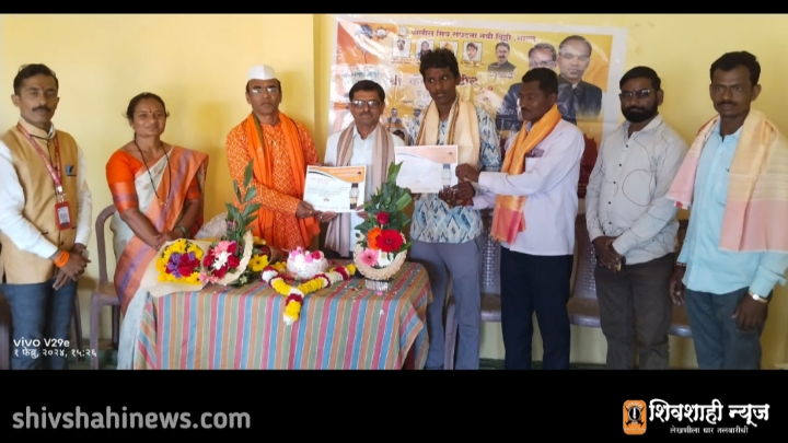 Selection of Dr. Narendra Pujari , Bharat Rautarai as Youth Taluka President , Sambhajinagar , shivshahi news. ,