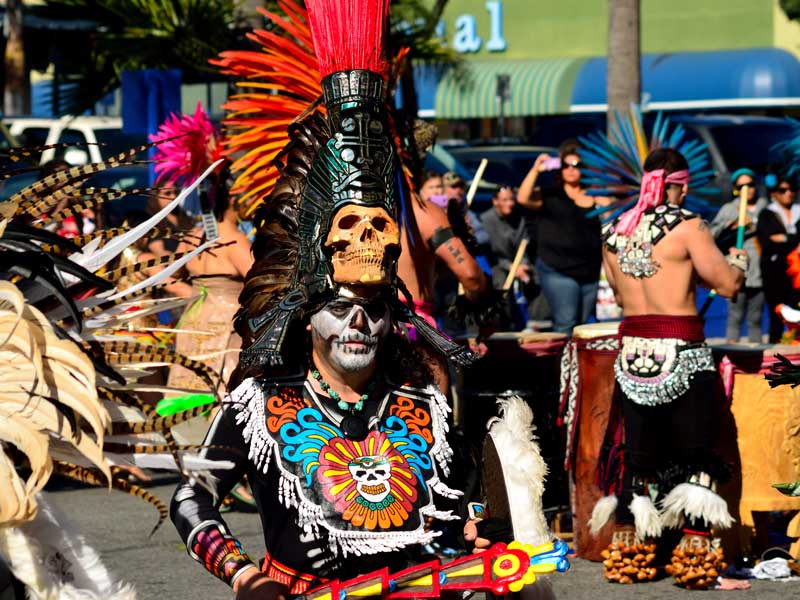 The Day of the Dead falls on the day right after Halloween