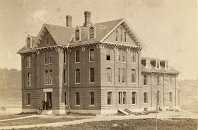 A photograph of a dormitory building.