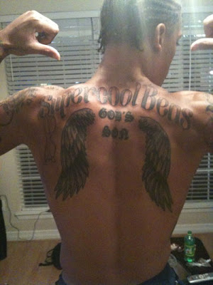 delonte west tattoos dime magazine. Nice tattoo, Mike, but maybe