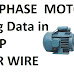 SINGLE PHASE  MOTOR Winding Data in 3HP COPPER WIRE