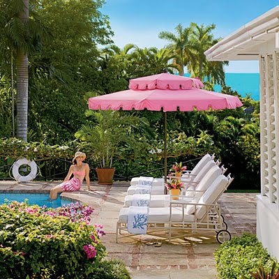Antique Patio Furniture on Such A Dream For A Pool Patio Especially Vintage Styled Umbrella