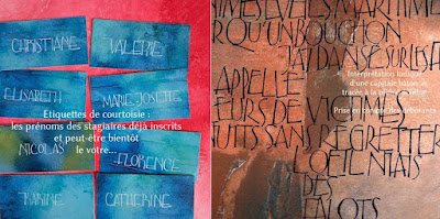 Calligraphier fonds inspirants Charente.