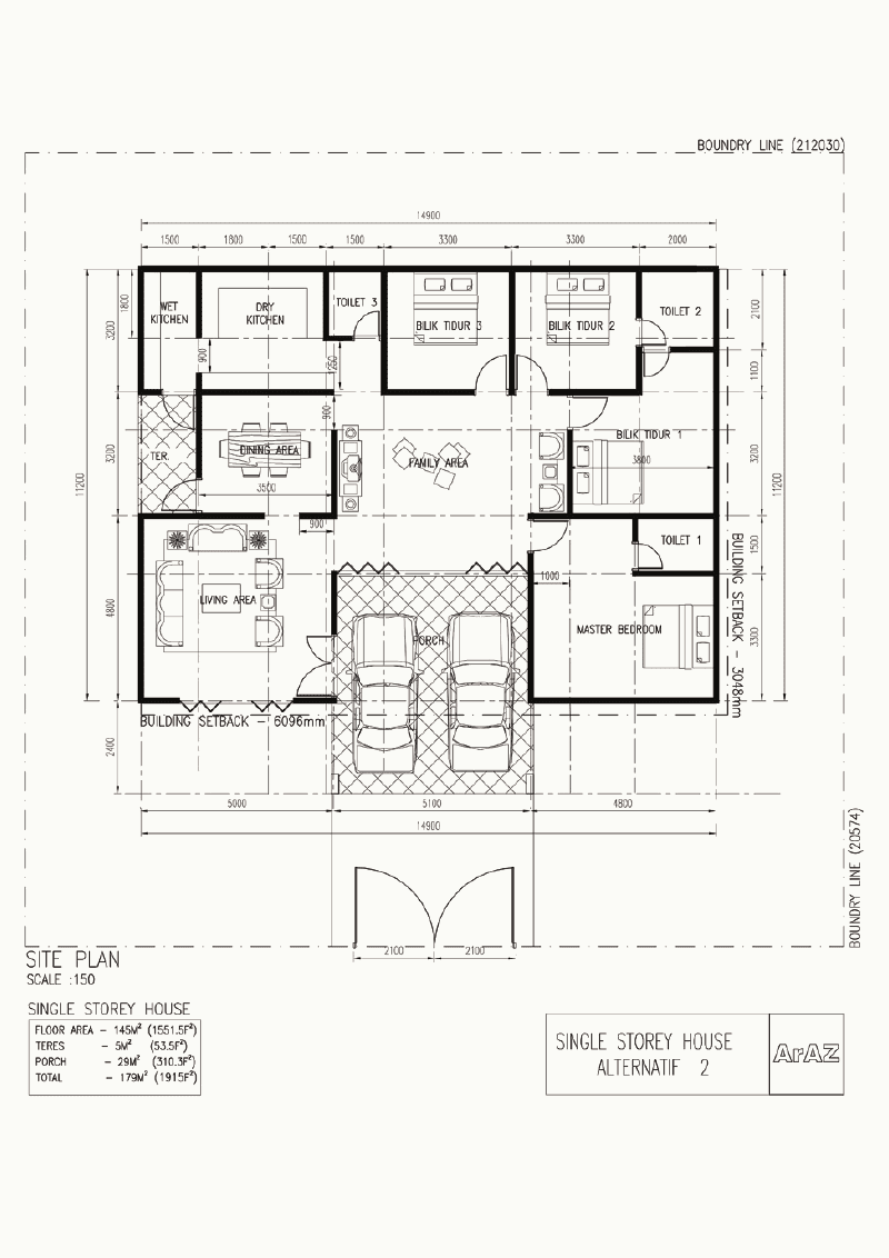 Lantai Rumah Mesra Rakyat - Rumah XY