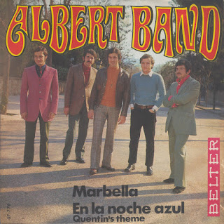 Albert Band ‎“Lejos De Ti” 1968 EP + “Algun Dia…Alguna Vez"1969 single 7”+ “Ella Tiene El Cabello Rubio” 1970 single 7" +“Looky Looky / En Sueños” 1970 single 7" +“Un Rayo De Sol” 1970 single 7" + “Marbella / En La Noche Azul” 1970 single 7" + “Una Rana Llamada Luisa / Herido (I’ve Been Hurt)” 1970 single 7"  Spain Pop,Psych Rock,Beat,Garage,Acid Rock