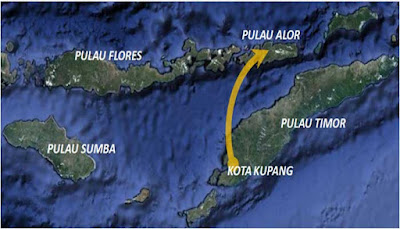 Map Alor Island