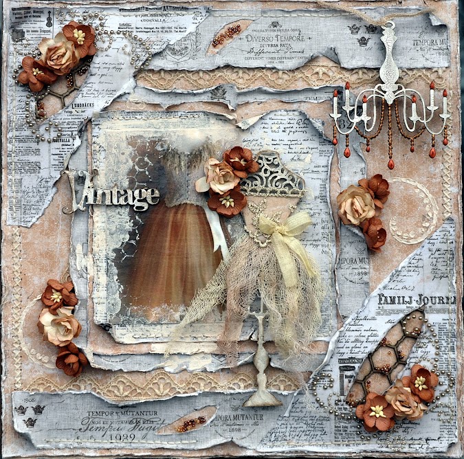 Life's little Embellishments: Love beyond Measure & Vintage***** Scrap