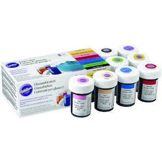 Set of 8 Wilton Concentrated Gel Food Colourings