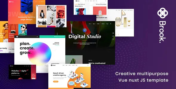 Best Creative Multipurpose Vue Nuxt JS Template