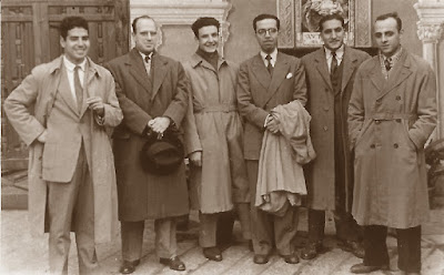 Equipo de ajedrez del Casal Catòlic de Sant Andreu en 1951