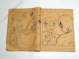 Spiderman Giant Story Coloring Book     Parkes Run Publishing Company               ©1977 Marvel Group