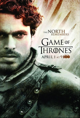 Game of Thrones Season 2 Character Television Posters - “The North Remembers” - Richard Madden as Robb Stark