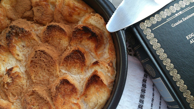 pudin pan canela aprovechamiento reciclaje receta horno tradicional leche huevos postre merienda desayuno