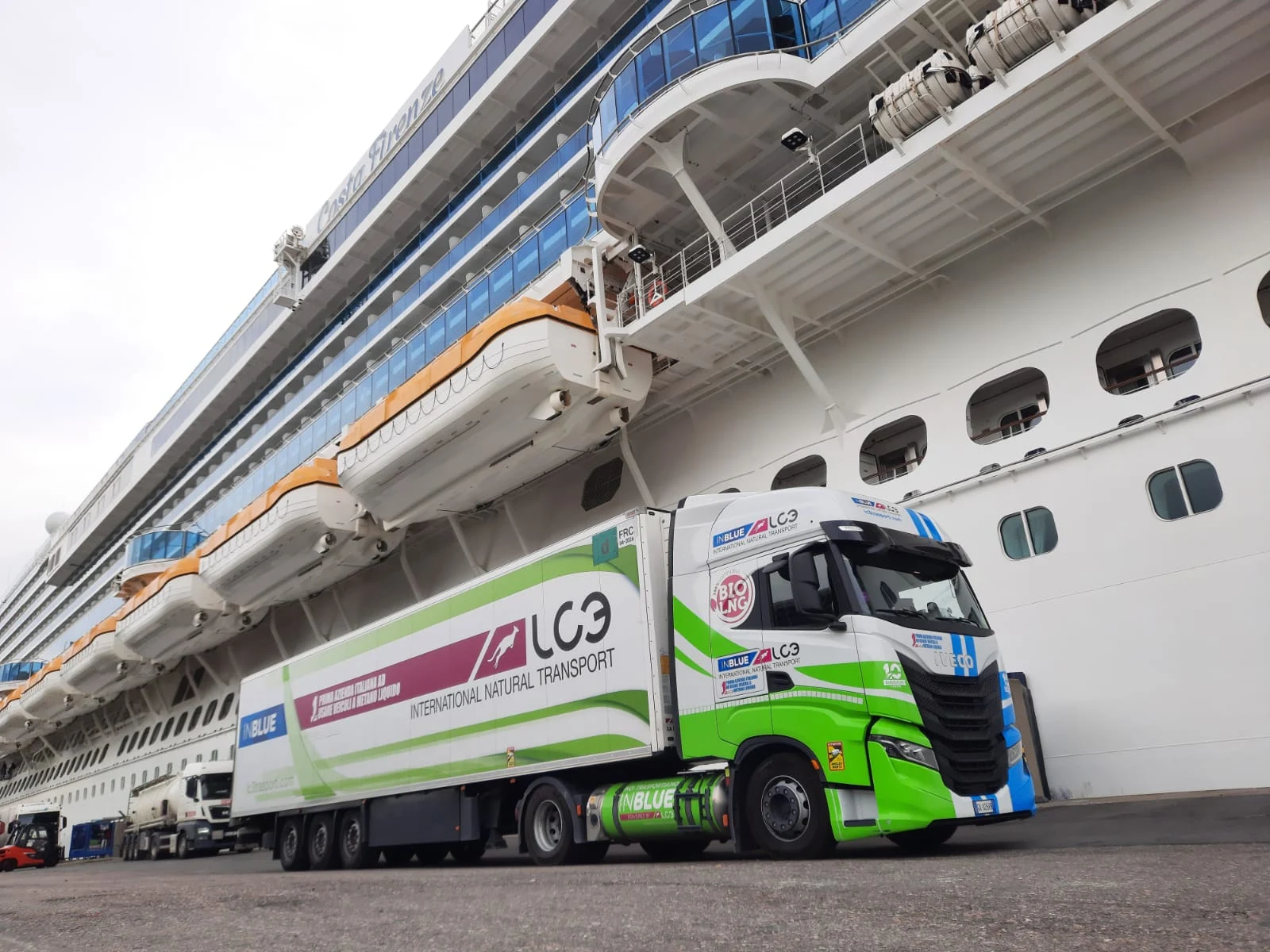 Costa Crociere riduce l’impatto ambientale con i camion a bio lng di lc3