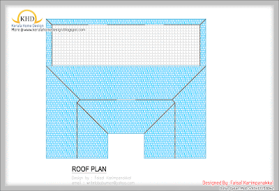 Home plan and elevation - 184 Square Meter (1983 Sq.Ft) - Roof Plan - November 2011