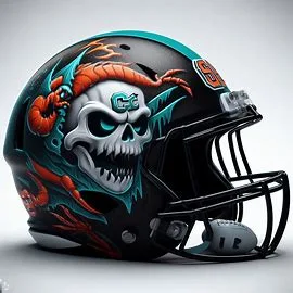 Coastal Carolina Chanticleers Halloween Concept Helmets